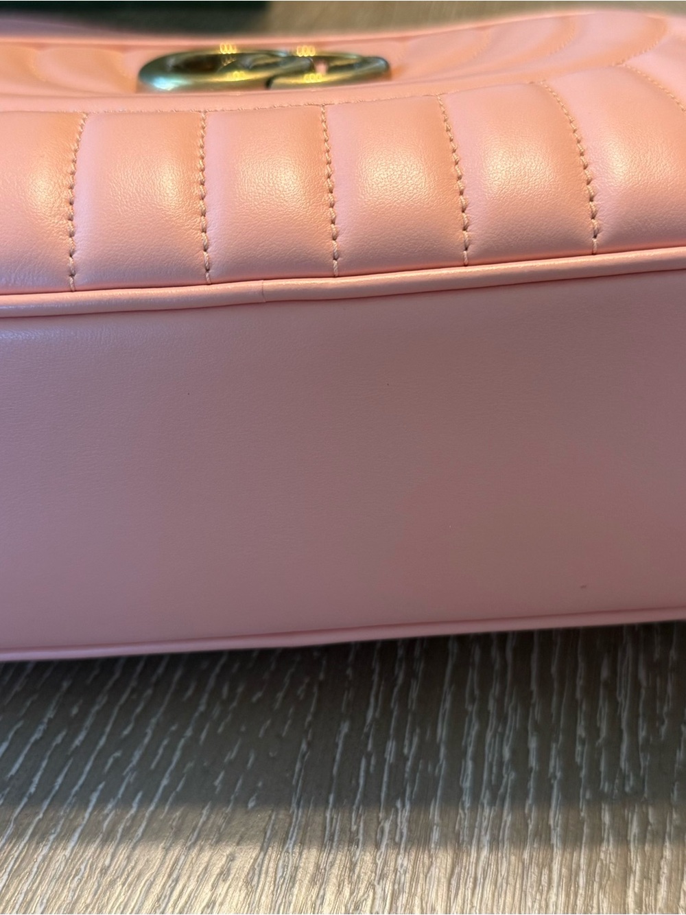 Gucci Pink GG Marmont Small Quilted Crossbody Bag - Picture 5 of 8